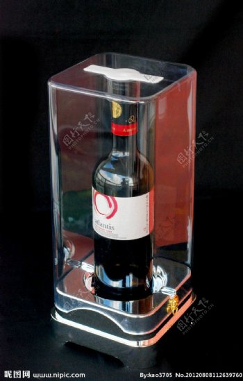 红酒酒盒白金图片