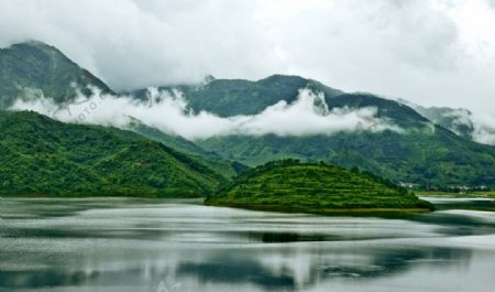 山中云雾图片