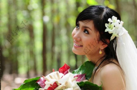 亚洲美女写真越南新娘图片