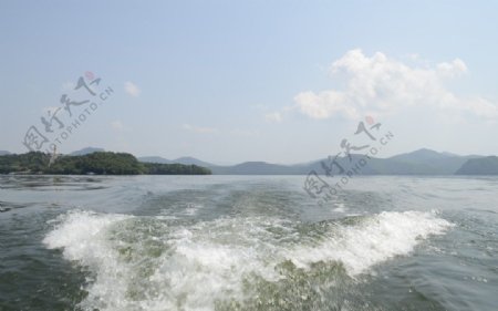 山水湖风光图片