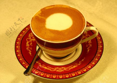 卡布基诺咖啡图片