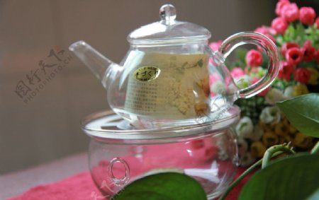 花茶花茶茶具茶壶图片