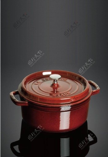 双立人陶瓷汤锅图片