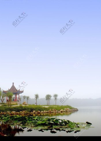 湖中亭图片