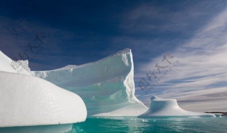 格陵兰岛冰山图片