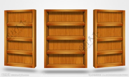 木质书柜图片