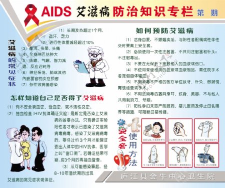 艾滋病防治宣传画图片