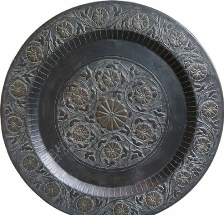 阿拉伯风格装饰品金属盘图片