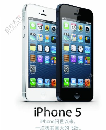 iphone5侧面海报合层图片