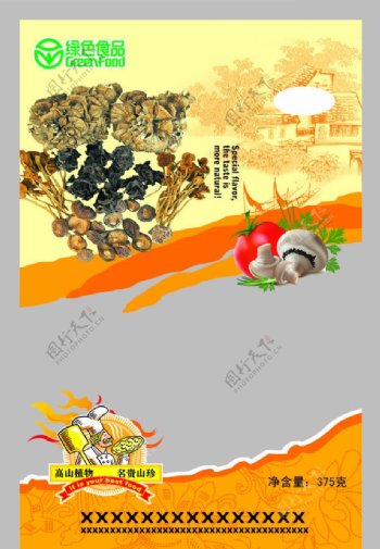 蘑菇小食品西红柿图片