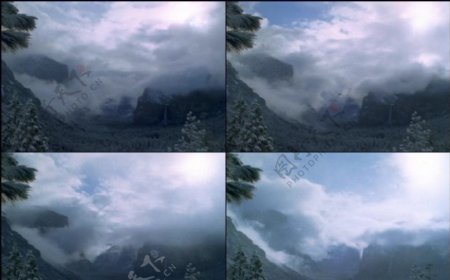 山水云层素材图片