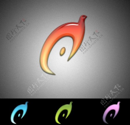 水晶Logo设计图片