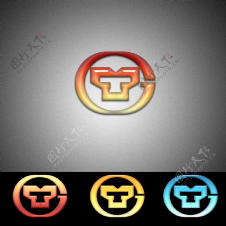 字母Y科技环形logo图片