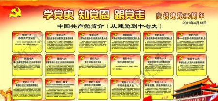 建党90周年党背景图片