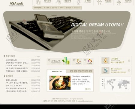 电子商业网站图片