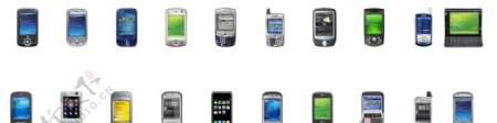 各类型手机PNG图标图片