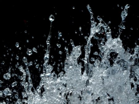 清澈水滴运动素材图片