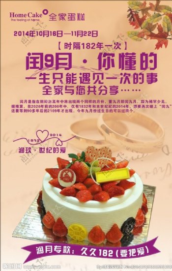 生日蛋糕海报图片
