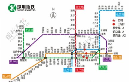 深圳地铁交通图图片