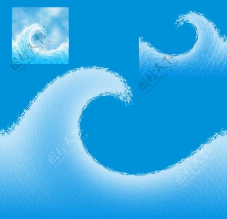 海洋波浪图片