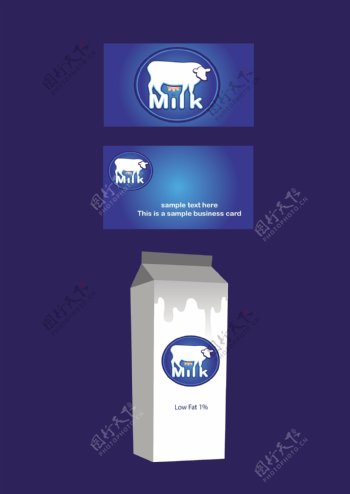 牛奶包装设计图片