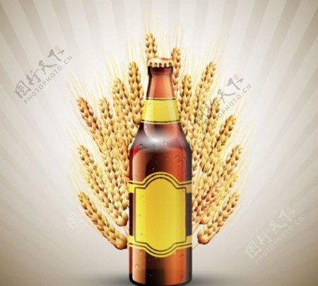 啤酒广告海报图片