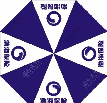 渤海保险太阳伞图片