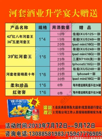 河套王酒宣传页图片