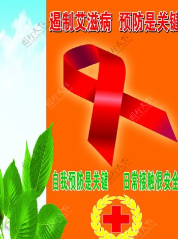 艾滋预防宣传海报图片
