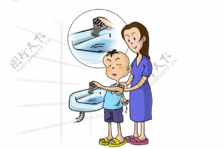 儿童卫生宣传漫画图片