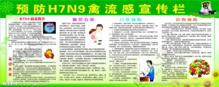 H7N9宣传栏图片