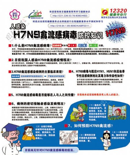 H7N9防控海报图片