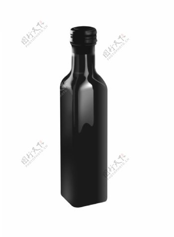 黑油瓶图片