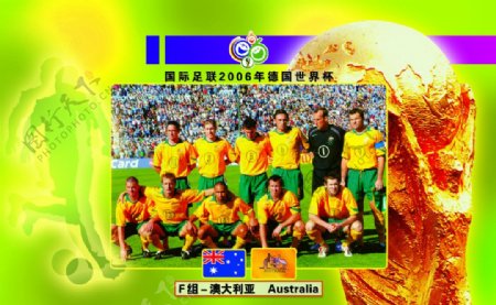 电话卡面2006年世界杯F组澳大利亚图片