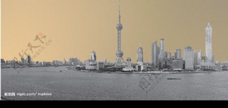 上海外滩全景图片