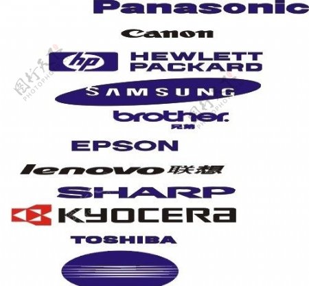 电脑设备品牌标志图片