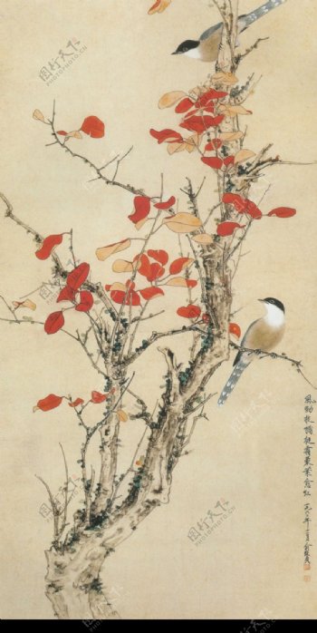 中国现代花鸟0129