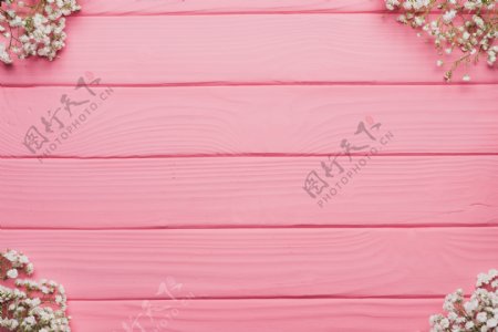 粉色木板背景素材