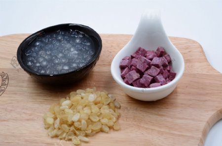 紫薯雪燕皂角米
