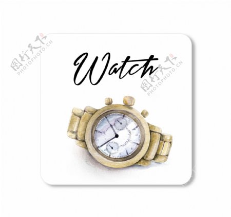 水彩手表