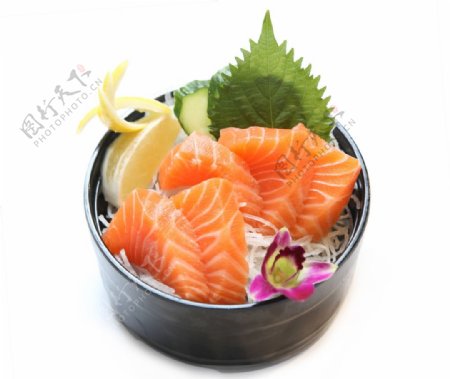 三纹鱼片日本料理