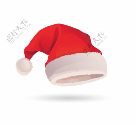 红色圣诞帽矢量素材