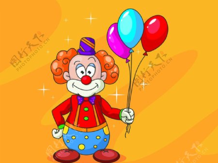 小丑气球