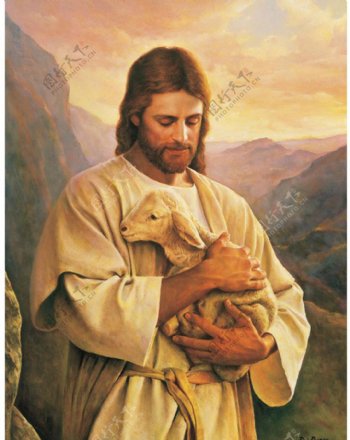 耶稣抱羊