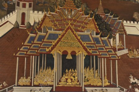 泰国大皇宫壁画