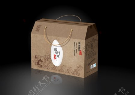 米面礼品盒效果图源文件