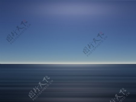 海洋天空地平线