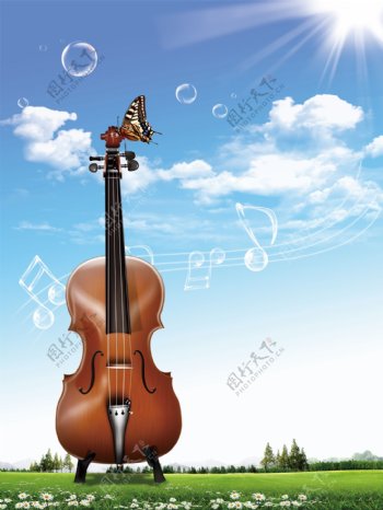 大提琴海报