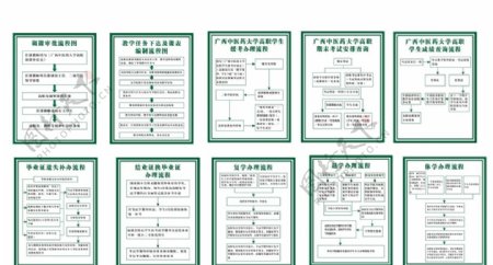 中医药大学流程图