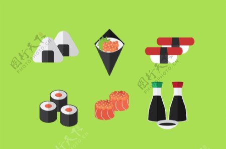 日本寿司宣传活动模板源文件设计